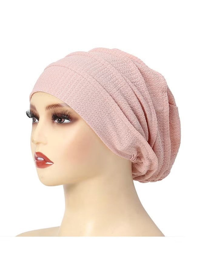 YJ Women Under Scarf Hijab Cap Beanie Hat Headband Islamic Hijab Hat Turban Muslim Inner Hijab Scarf Bottom Cap Soft Knit Cap Tube Cap for Women Girls - Image 1